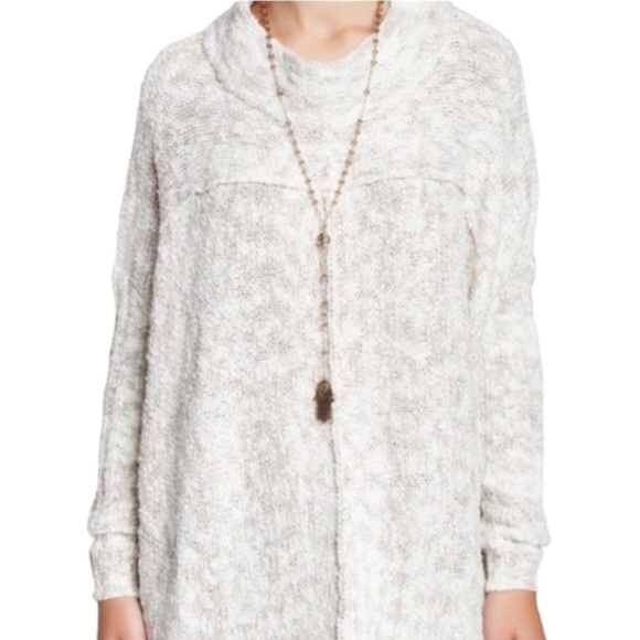 Free People Nightingale chunky oversized tunic sweater size Medium - Picture 2 of 6